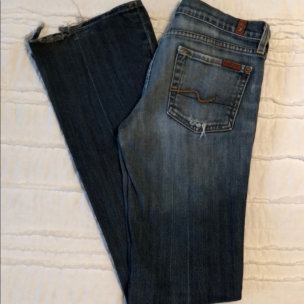 7 for all mankind flare jeans